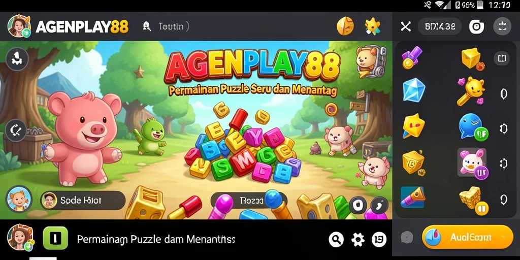 Gameplay Puzzle yang seru dan penuh tantangan di AGENPLAY88.