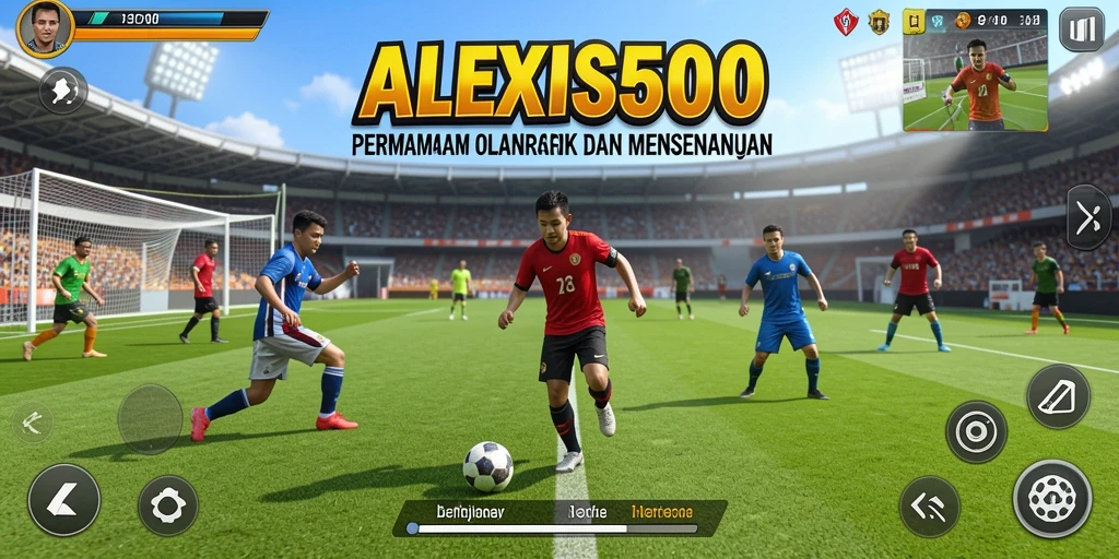 Tampilan gameplay seru dalam ALEXIS500 yang mengasyikkan.