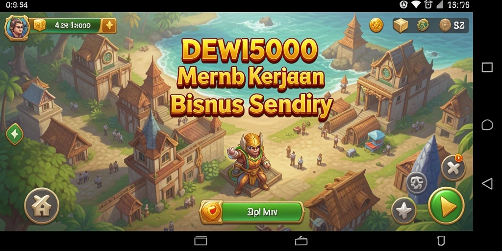 Tangkapan layar gameplay DEWI5000 yang menarik dan menantang.