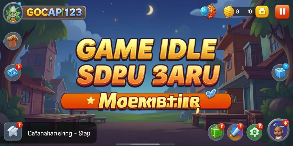 Screenshot gameplay GOCAP123 dengan elemen Idle yang menarik.