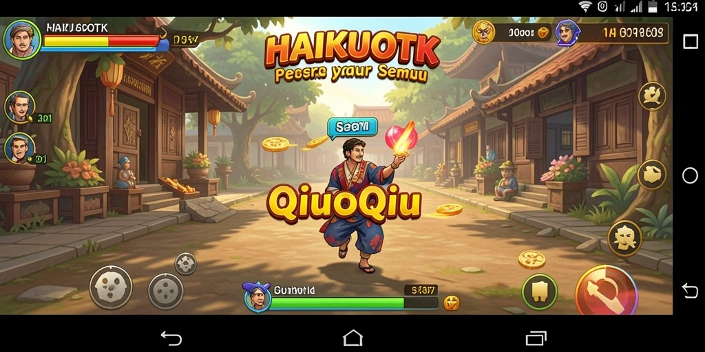 Tampilan gameplay HAIKUOTK yang seru dan penuh tantangan.