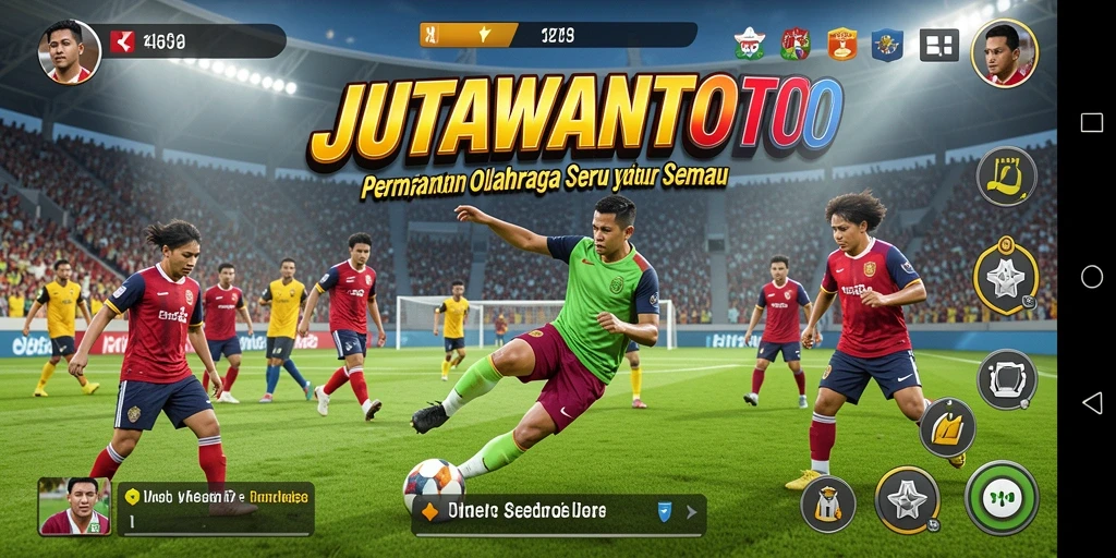 Gameplay seru dalam JUTAWANTOTO dengan beragam olahraga.