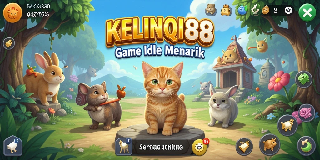 Tampilan gameplay KELINCI88 yang menarik dengan karakter kelinci yang lucu.