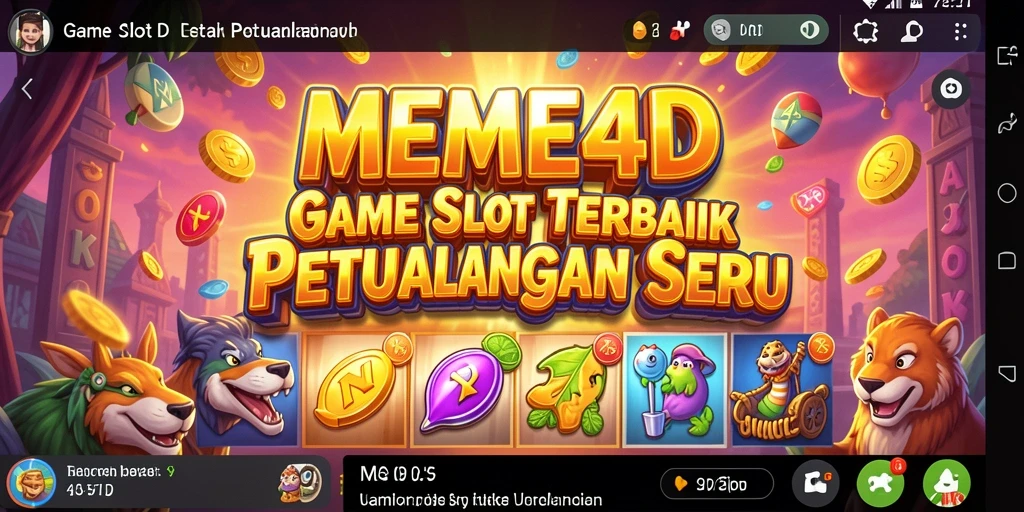 Tampilan gameplay Slot yang menawan dan penuh warna.