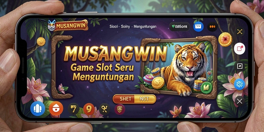 Tampilan menarik dari gameplay MUSANGWIN yang penuh warna.