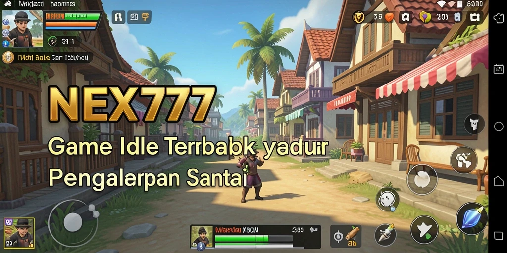 Tampilan gameplay NEX777 yang menarik dan penuh warna.