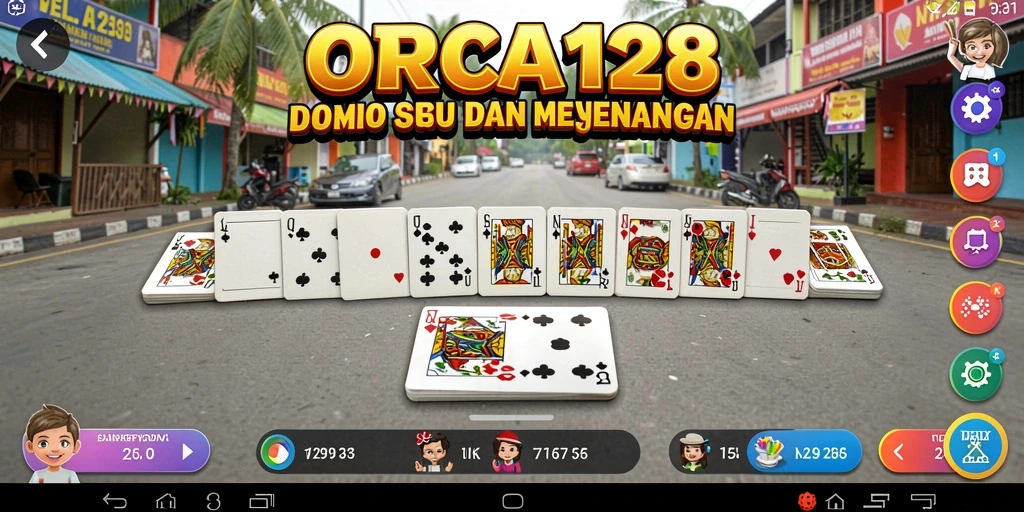 Tampilan gameplay seru dan menarik dari ORCA128.