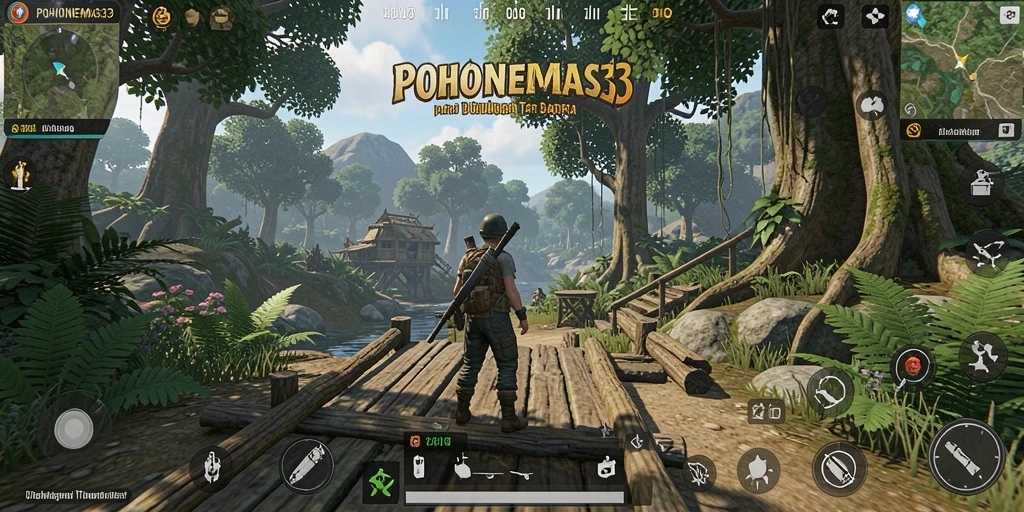 Tampilan gameplay yang menakjubkan dalam dunia terbuka.