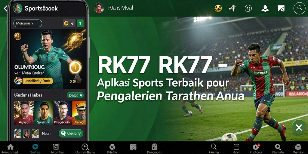 Tampilan menarik dari gameplay Sportsbook RK77 saat taruhan berlangsung.
