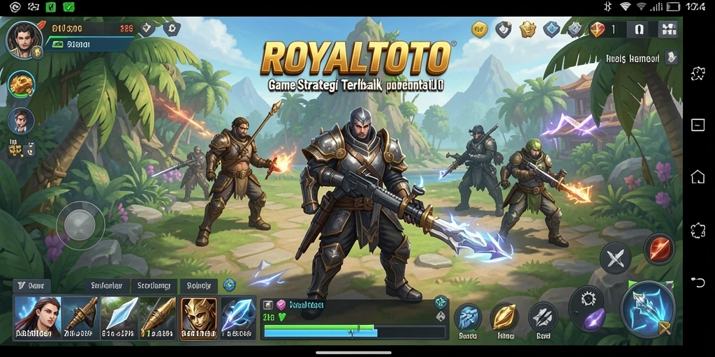 Tampilan gameplay menarik dari ROYALTOTO yang menunjukkan strategi dan pertempuran.