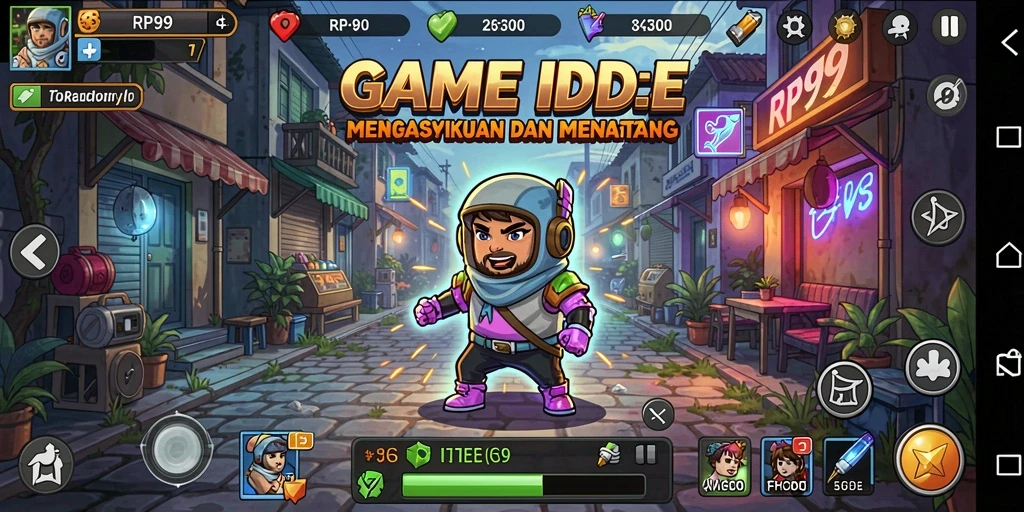 Tampilan gameplay RP99 yang menarik dalam mode Idle.