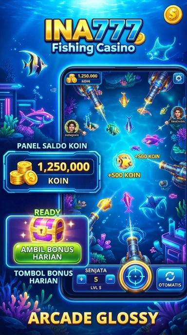 Screenshot aplikasi ina777 menunjukkan kategori aplikasi yang beragam.